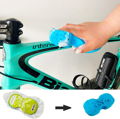 Practical Bike Washing Sponge Bicycle Maintenance Supplies Cleaning Brush Foam Clean Tool for Bike Frame Components...